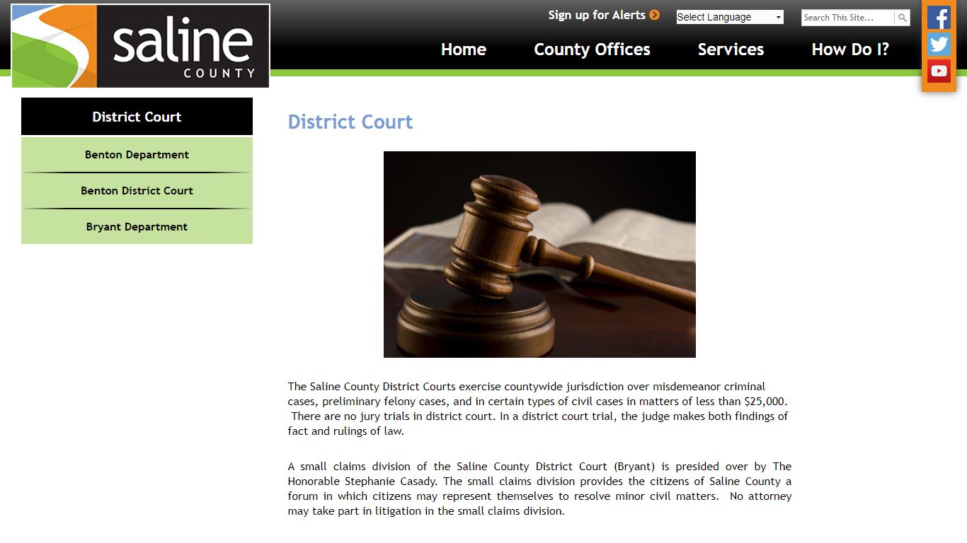District Court | Saline County Arkansas